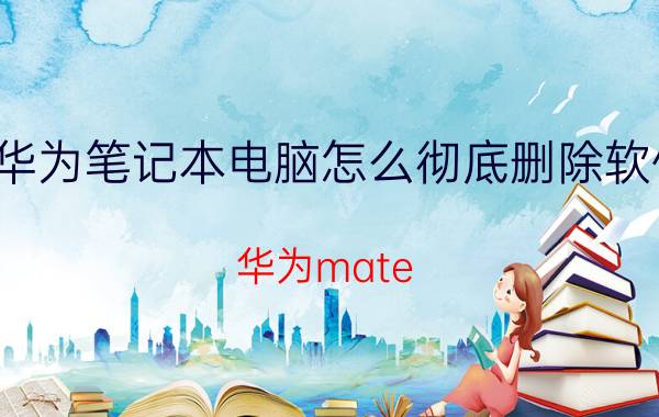 华为笔记本电脑怎么彻底删除软件 华为mate 40pro如何删除系统软件？